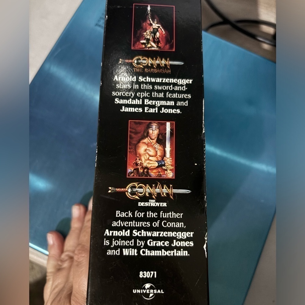 🩷Free🩷VHS Conan the barbairen and the destroyer - Picture 3 of 4